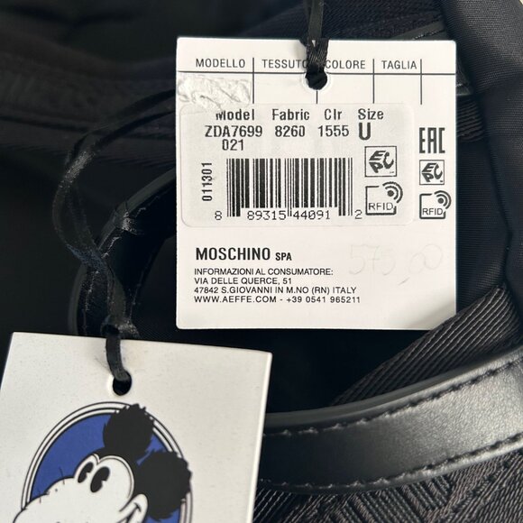 FINAL DROP!  Moschino Mickey Rat Backpack NWT - Picture 7 of 14